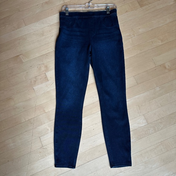 SPANX  dark denim jegging/leggings, M,  G1295 - Picture 2 of 5